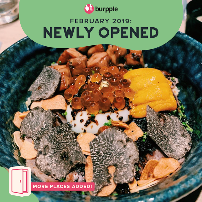 New Restaurants, Cafes & Bars in Singapore: February 2019