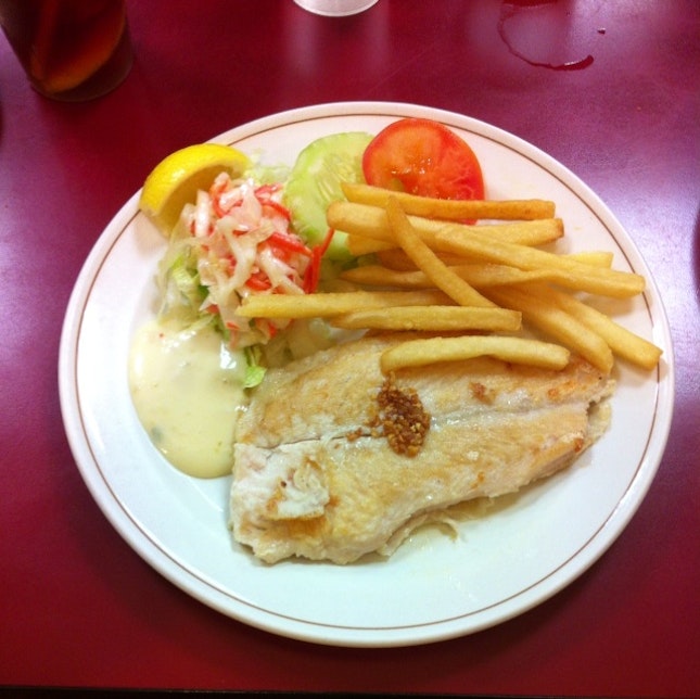 Grilled fish dory