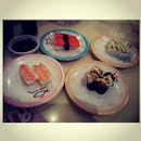 Sushi king with darling (: #Instadaily #Instagood #Instasushi #Instafood #foodporn #sushi #sushiking #yumyum #klcc #darling #Happy #myboy #thejcstory