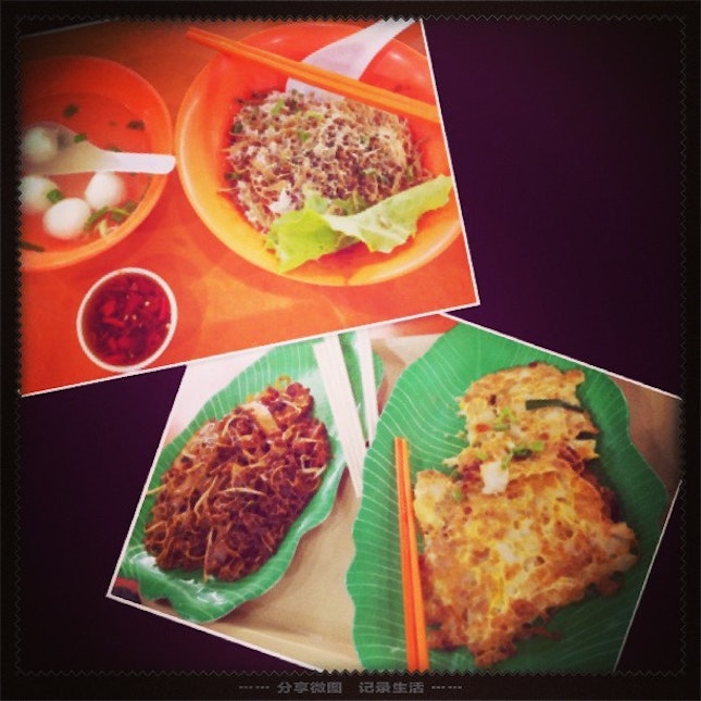 #driedmeesua #carrotcake #kwetiauw #singapore #foodporn