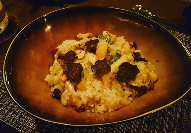 Le Binchotan's risotto is amazing!