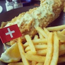 Swiss fish and chips #lunch