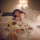 #inroomdining #roomservice for #dinner tonight..