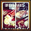 #instacollage #puertogalera #breakfast #yummy