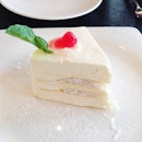 Coconut cream & Coconut meat Crepe Cake from @greyhoundcafe =D Creamy Real Taste!!