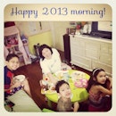 #family #brothers #sister #mommy #breakfast #newyear #morning #cartoons
