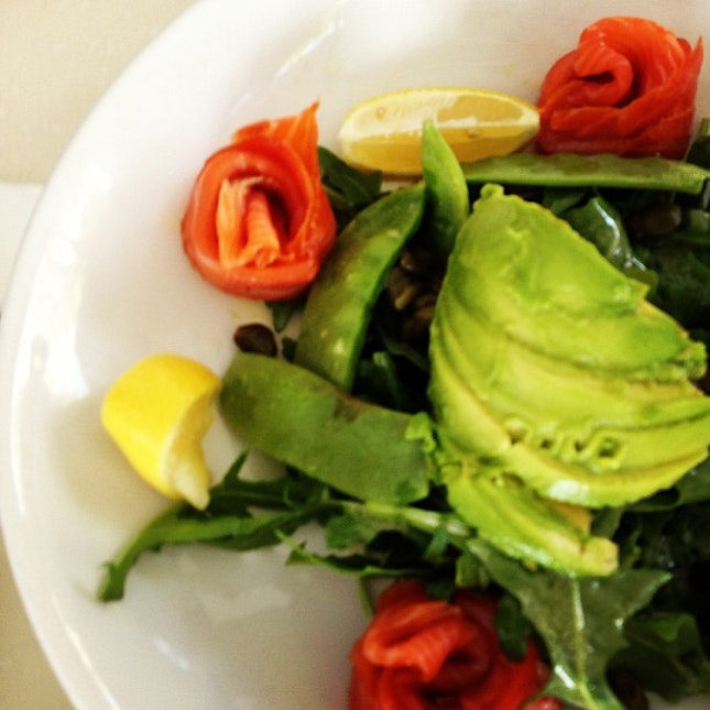 #avocado and #salmon #salad