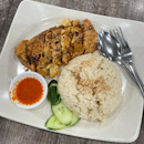 vegetarian roasted chicken rice ($6.30)