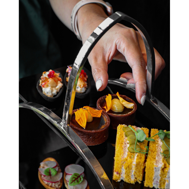 In collaboration with Nespresso, Beach Road Kitchen has launched The Art of Afternoon Tea with small bites that include coffee-centric savoury canapés and honeyed sweets. 