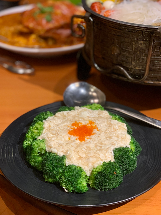 Egg White with Crab Meat and Broccoli | $20(S)/$30(M)