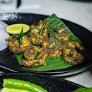 Prawns Marinated in Spiced Curry Leaf Paste