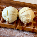 Cotta Waffles with Double Gelato  $17