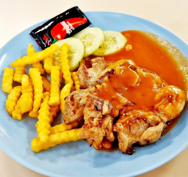 Chicken Chop (SGD $6) @ No.1 Western Food.