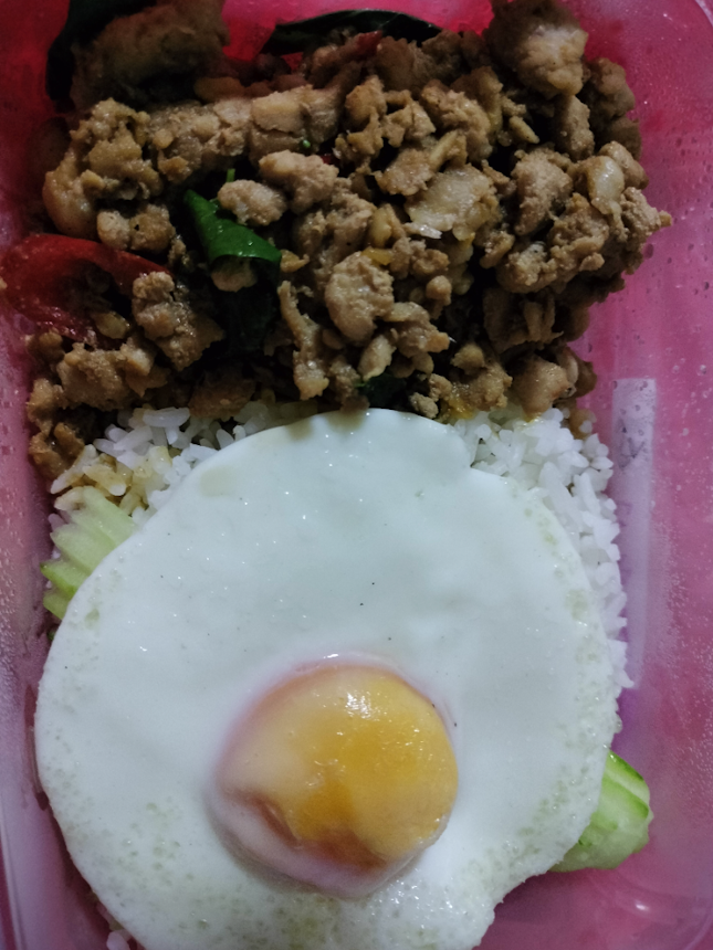 Thai basil pork rice 