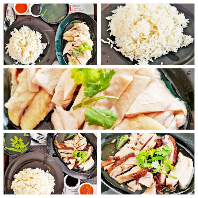 Chicken Rice (SGD $5) @ Whampoa Nan Xiang Chicken Rice.