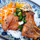 Grilled Pork Chop Rice (Com Suon Cha) @$8.50