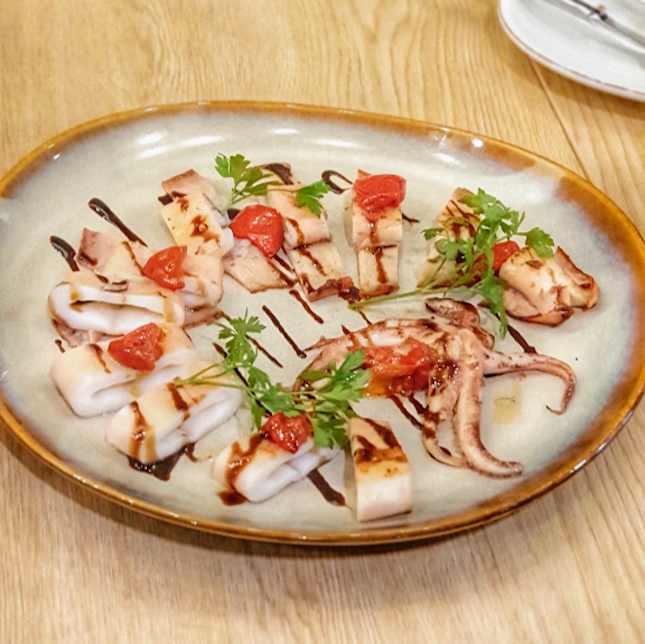 [Eat-up] Seared Calamari with Balsamic Glaze - NEW ($22) 🦑 6/10