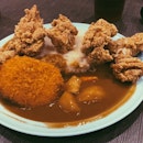 Afforadable Glorious Chicken Karaage Curry Rice