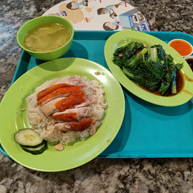 Roasted chicken rice & veggies