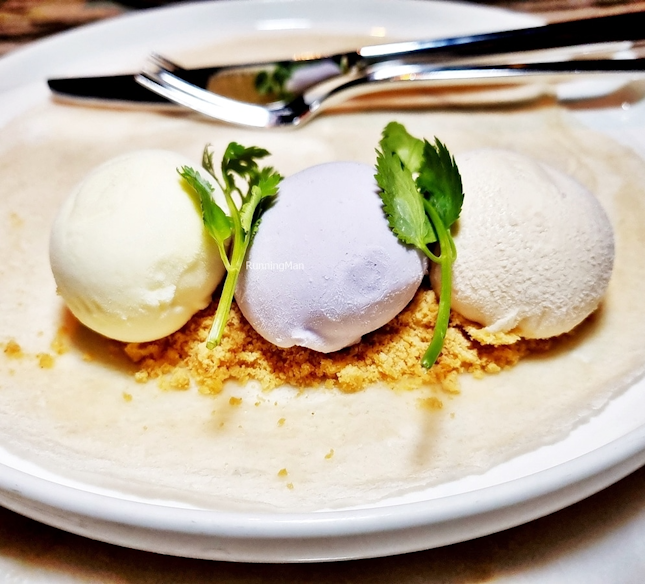 Ice Cream Popiah (SGD $16) @ Po Restaurant.