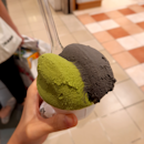 Matcha & Black Sesame Ice Cream 