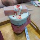 Strawberry ice cream drink 