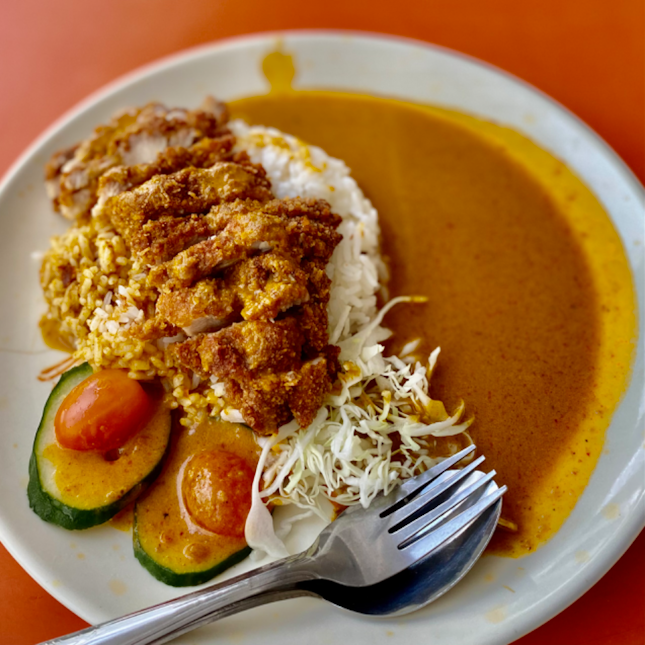 Crispy Chicken Cutlet Curry Rice