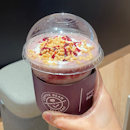new blueberry cheesecake ice blended tea ($8.80)
