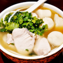 Fresh Fish Slice, Fu Zhou Fish Ball, Hand Made Fish Paste Noodles (SGD $21.90) @ GO Noodle House.