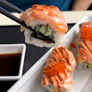 Salmon and Ikura Roll 