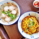 Fish Ball Noodles (SGD $5.50) @ Orh-Kee Noodles.
