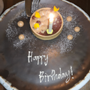 Chai chocolate tart (complimentary for birthday)