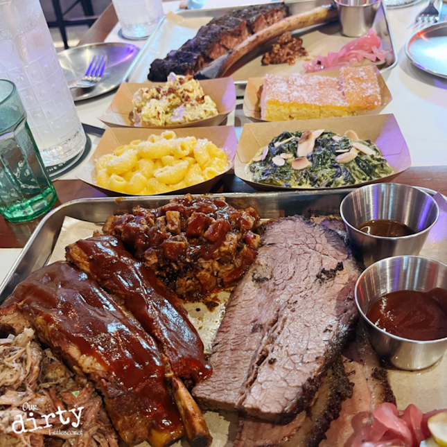 Platter for 3 ($110) + Beef Ribs ($68/500g)