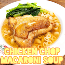 Chicken Chop with Macaroni Soup