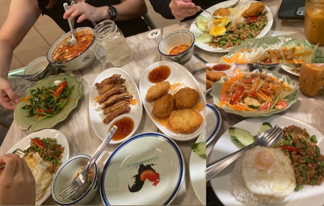 Thai food (quite authentic)