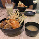 Vegetable tempura don is really good