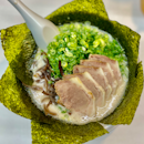 Roasted Pork Fillet with Seaweed & Spring Onion Ramen