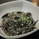 Spaghetti With Seafood In Squid Ink Sauce | $28++