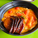Tomato rice bowl with Char Siew
