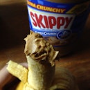 EXTRA Crunchy peanut butter and banana.