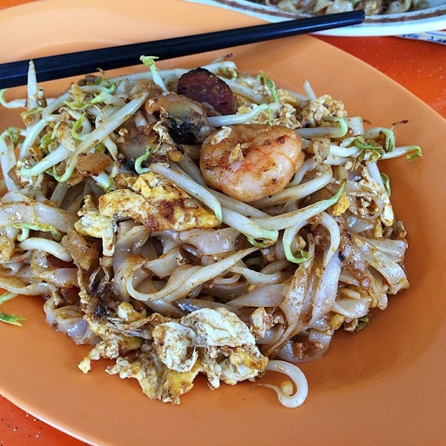 Much lauded Penang Fried Kway Teow from a Penang friend.
