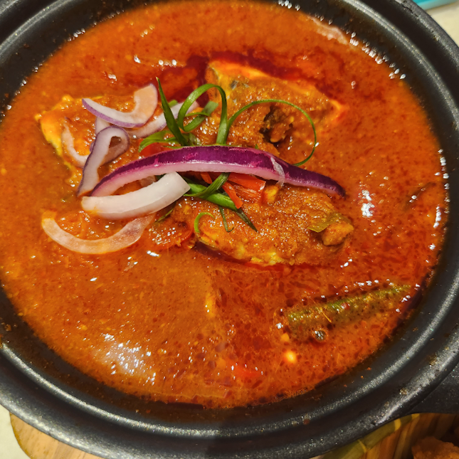 Assam fish with rice