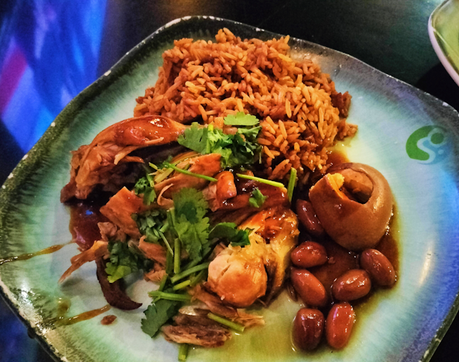 Braised Chicken Yam Rice