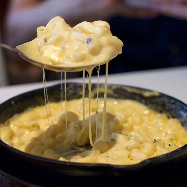 Any leftover bouts of Monday Blues could definitely be cured with a good hot pan of comforting Mac & Cheese ($9.90).