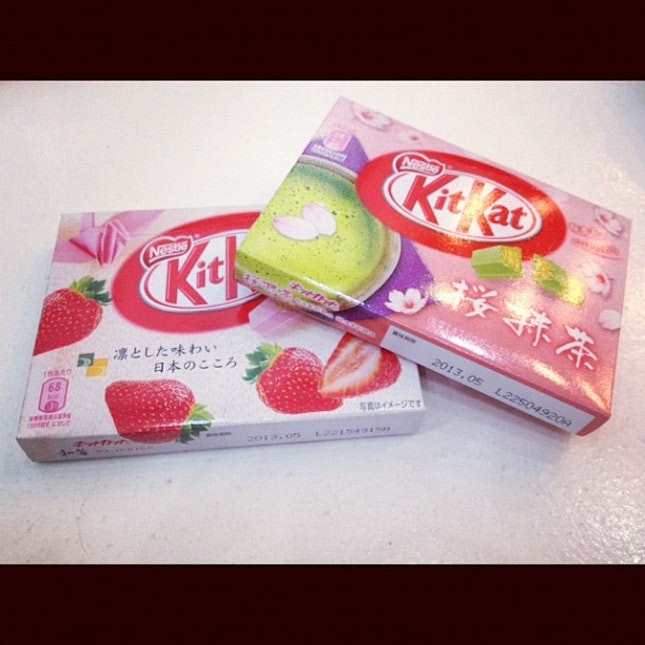Found a place in Manila tha tsells different flavoured #kitkats from Japan!