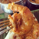 huge crunchy prawns in tangy mango curry 😍  #alternative #brunch #foodporn #foodstagram #instafood #curry #igsg #igsg