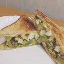 Peppered Avocado, egg and cheddar toastie ;)) Have a great week ahead peeps!