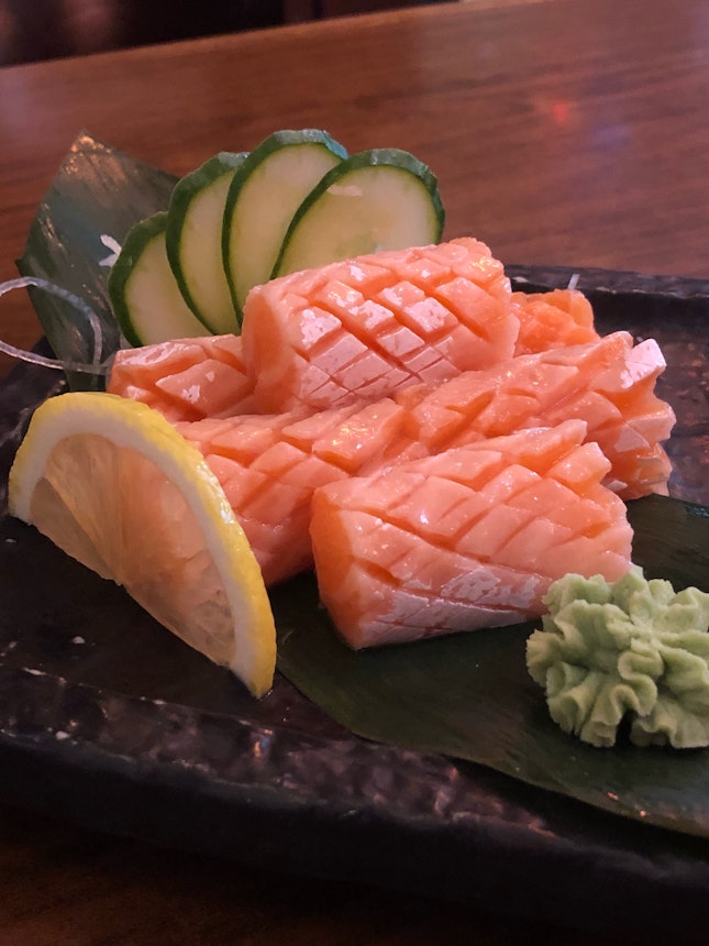 Salmon belly Sashimi