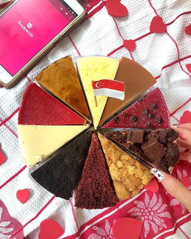 🇸🇬We’re celebrating National Day by ordering in our favourite desserts- 🍰Cheesecake by @catandthefiddlecakes .
