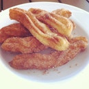 We made some churros for this sunny Saturday!